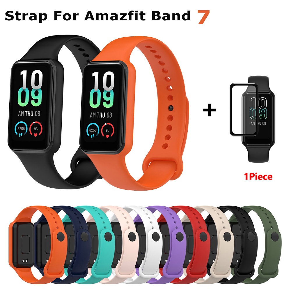 สายรัดข้อมือ แบบนิ่ม แบบเปลี่ยน สําหรับ Amazfit Band 7 Amazfit Band 7