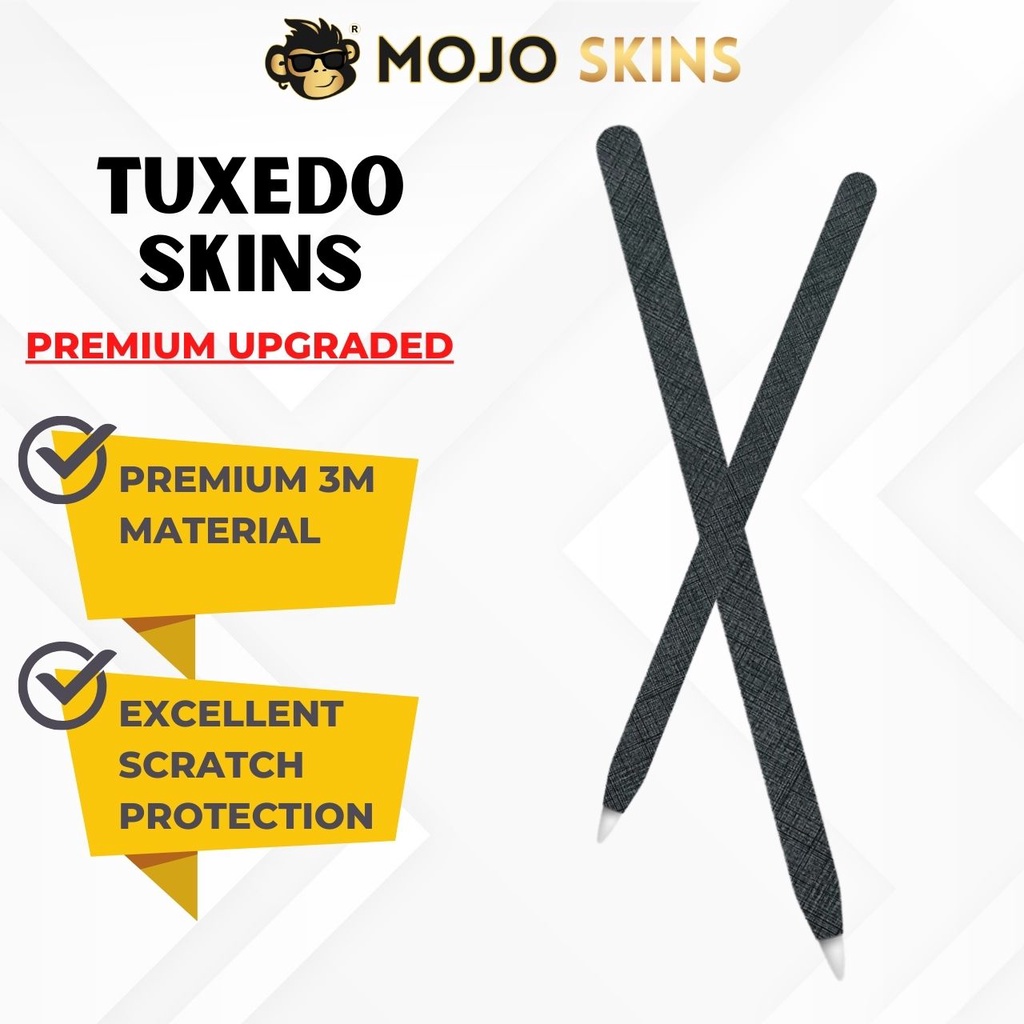 Mojoskins 3M Apple Pencil Tuxedo Wrap Mix &amp; Match Sticker Skin Design Custom Case
