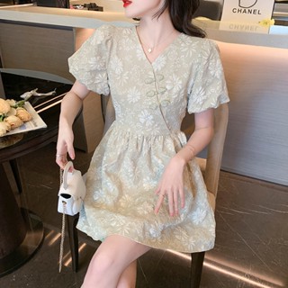 T Classy Jacquard Slimmer Look ชุดมินิเดรส สําหรับสตรี