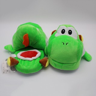 รองเท้าแตะ ลาย Super Mario Nintendo Brothers Yoshi สีเขียว สําหรับผู้ใหญ่