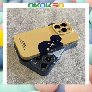 เหมาะสําหรับเคสโทรศัพท์ OPPO Reno9 / Reno8 / Reno7pro / reno6 / 7z / 5 หัวหมีการ์ตูนใหม่ป้องกันการตกเคสโทรศัพท์มือถือเคสนุ่ม R17 คู่รุ่น A9 2020 / F11 / A31 / A15 / A78 / A77 / Findx3pro / Findx5pro