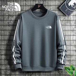 เสื้อกันหนาว มีฮู้ด ผ้าฝ้ายแท้ ลาย The North Face สวมใส่สบาย สําหรับผู้ชาย และผู้หญิง 2023