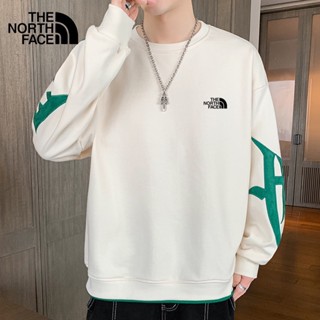 เสื้อกันหนาว มีฮู้ด ทรงหลวม ลาย The North Face แฟชั่นคู่รัก สําหรับผู้ชาย และผู้หญิง 2023