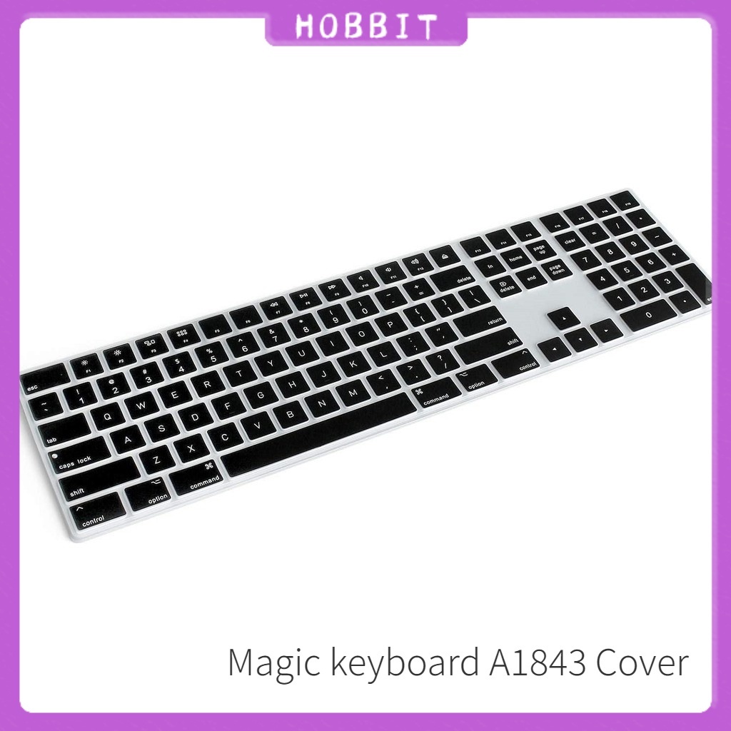 แผ่นซิลิโคนครอบคีย์บอร์ด บางพิเศษ สําหรับ iMac Magic Numeric A1843