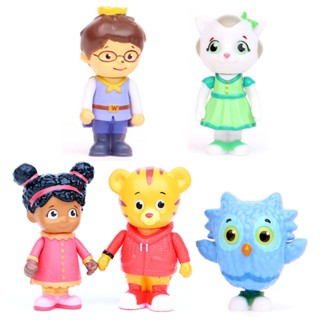 ฟิกเกอร์ Daniel Tigers Neighborhood Friends ของเล่นสําหรับเด็ก 5 ชิ้น