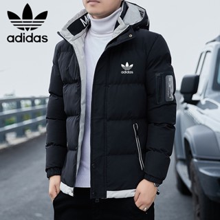 ! Adida ! เสื้อแจ็กเก็ตยีน ทรงหลวม แฟชั่นคู่รัก