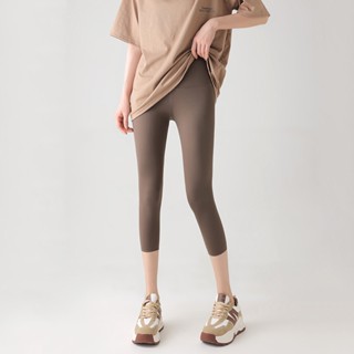 Fit.HERกางเกงเลกกิ้ง เอวสูง รัดรูป ลายหนังฉลาม แฟชั่นฤดูร้อน…