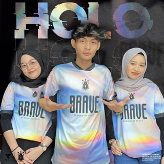 เสื้อกีฬาแขนสั้น ลายทีม HOLO พรีเมี่ยม | แห้งพอดี | ระเหิดเต็มรูปแบบ | เสื้อเจอร์ซีย์ ไมโครไฟเบอร์ รุ่นลิมิเต็ด |พร้อมส่ง