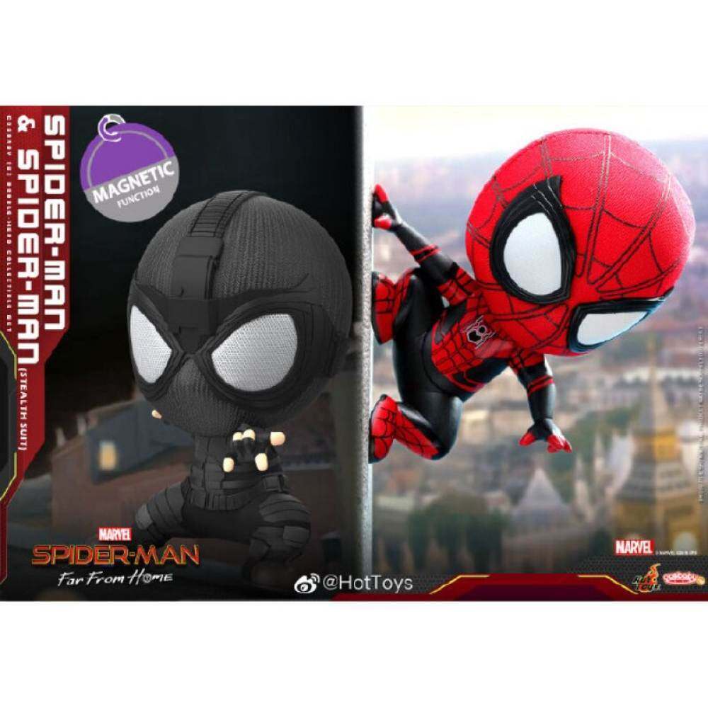 HotToys Cosbaby Spider Man Far From Home Movie Character Model Collection Artwork Q Version - Wolf pups store