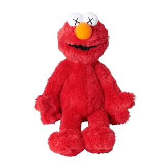 ตุ๊กตายัดนุ่น ยัดนุ่น รูปคุกกี้ KAWS Sesame Elmo ของเล่นสําหรับเด็ก