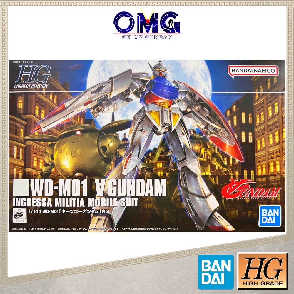 Bandai HGCC 1/144 Turn A Gundam 60401 HG Turn A HG Correct Century Turn A TurnA 1/144 Turn A Gunpla 
