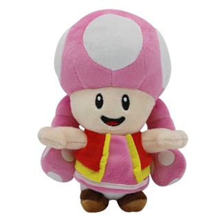 ตุ๊กตายัดนุ่น รูปสัตว์ Super Mario Nintendo Bros Toadette ขนาด 7 นิ้ว ของเล่นสําหรับเด็ก