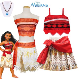 ชุดคอสเพลย์ ชุดแฟนซี Moana Princess สไตล์ฮาวาย สําหรับผู้ใหญ่ และเด็ก