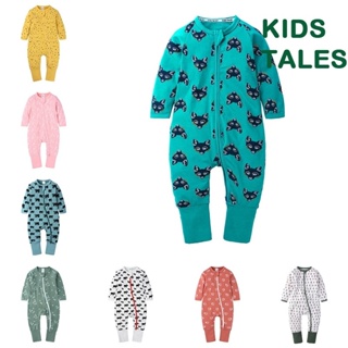 💥พร้อมส่ง💥 คิดส์เทล ชุดรอมเปอร์ เสื้อผ้าเด็ก ชุดบอดี้สูทเด็ก เสื้อผ้าเด็กทารก ชุดจั๊มสูทเด็กทารก แขนยาว(0-3 ปี)