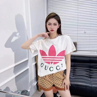 พร้อมส่ง ! Gucc !เสื้อกันหนาว แขนสั้น แฟชั่นสําหรับผู้หญิง