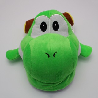 รองเท้าแตะ ลาย Super Mario Nintendo Brothers Yoshi สีเขียว สําหรับผู้ใหญ่