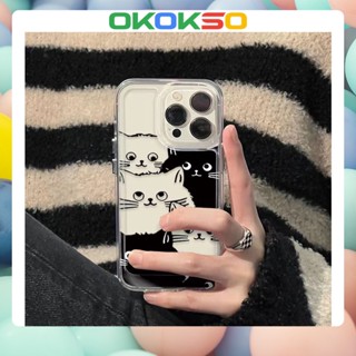 ใช้ได้กับเคสโทรศัพท์มือถือ OPPO Reno9 / Reno8 / Reno7pro / reno6 / 7z / 8T / 5 การ์ตูนใหม่แมวป้องกันการตกเคสโทรศัพท์มือถือเคสนุ่ม R17 คู่รุ่น A53 / A9 2020 / 4Z 5G / F11 / A15 / A78 / Findx3pro / Findx5pro