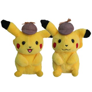 ตุ๊กตานุ่ม รูปการ์ตูน Pikachu Pokemon Detective ขนาด 10 นิ้ว ของเล่นสําหรับเด็ก