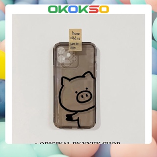 เหมาะสําหรับเคสโทรศัพท์ OPPO / Reno8 / Reno7pro / reno6 / 7z / 5 การ์ตูนใหม่หมูป้องกันการหล่นเคสโทรศัพท์มือถือเคสนุ่ม R17 คู่รุ่น A53 / A9 2020 / 4Z 5G / F11 / A31 / A15 / A3S / A77 / Findx3pro / Findx5pro