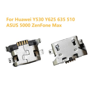 1pcs Charging Port 5 Pin Universal Micro Usb Dock Plug For Huawei Y530 Y625 635 510 ASUS 5000 ZenFone Max Charging Pin Port Connector