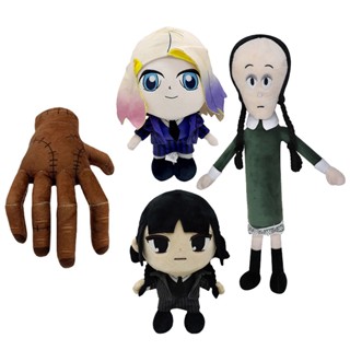 Ready Stock!!! 25cm Addams Family Thing Plush Doll Wednesday Cartoon Plush Toy Gifts For Fans Gift