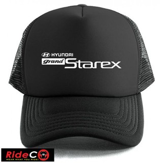 หมวกแก็ป Hyundai Grand Starex เทรนด์หมวกตาข่าย Trucker Snapback รถยนต์ยานพาหนะ