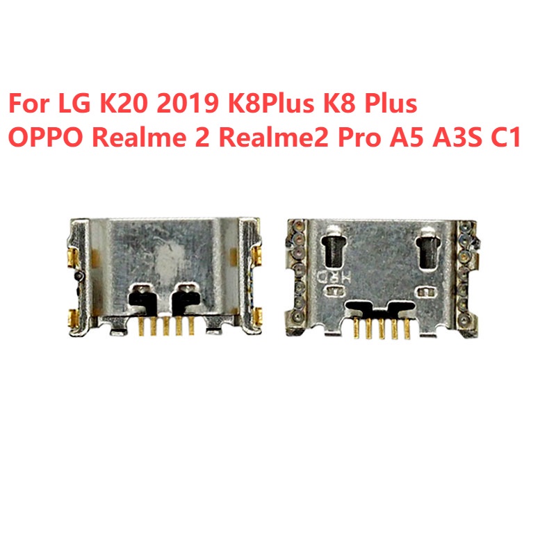 พอร์ตชาร์จ USB สําหรับ LG K20 2019 K8Plus K8 Plus OPPO Realme 2 Realme2 Pro A5 A3S C1 Micro 5-50 ชิ้