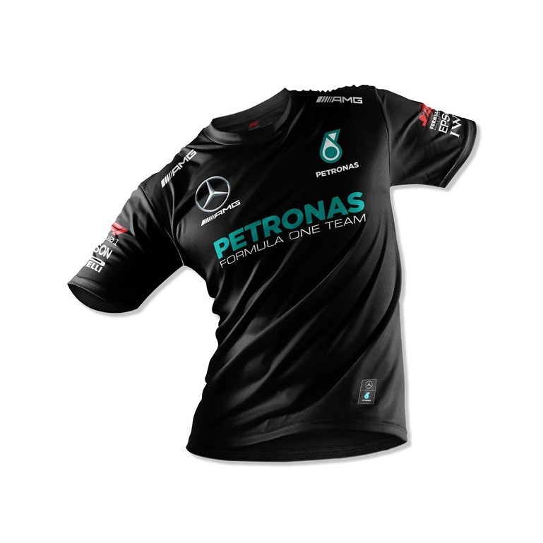ใหม่ เสื้อยืด ไมโครไฟเบอร์ พิมพ์ลายกราฟฟิคทีมแข่งรถ Baju Motor Sport AMG P3TRON4S F1 2023
