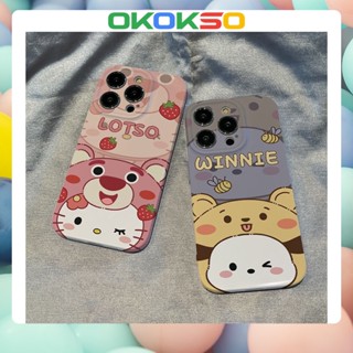 เหมาะสําหรับเคสโทรศัพท์ OPPO Reno9 / Reno8 / Reno7pro / reno6 / 7z / 5 การ์ตูนใหม่สตรอเบอร์รี่กระต่ายป้องกันการหล่นเคสโทรศัพท์มือถือเคสนุ่ม R17 คู่รุ่น A9 2020 / F11 / A31 / A15 / A78 / A77 / Findx3pro / Findx5pro