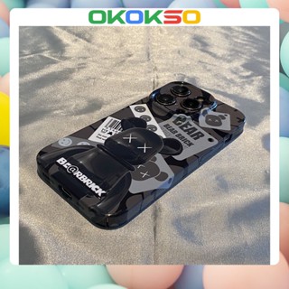 เหมาะสําหรับเคสโทรศัพท์ OPPO Reno9 / Reno8 / Reno7pro / reno6 / 7z / 5 การ์ตูนใหม่หมีเย็นป้องกันการตกเคสโทรศัพท์มือถือเคสนุ่ม R17 คู่รุ่น A9 2020 / F11 / A31 / A15 / A78 / A77 / Findx3pro / Findx5pro