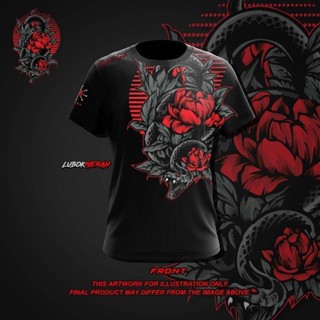 Jersey เสื้อยืดแฟชั่น พิมพ์ลาย LUBOK MERAH (LM12)