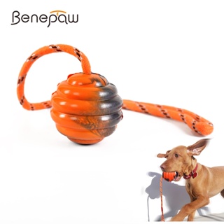 Benepaw ของเล่นเชือกยาง ทนทาน ขนาดใหญ่ สําหรับฝึกสัตว์เลี้ยง สุนัข