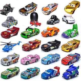 รถของเล่น 1:55 Disney Pixar Cars 2 3 Mater Huston Jackson Storm 1:55 Diecast อัลลอยด์ ของขวัญ สําหรับเด็กผู้ชาย