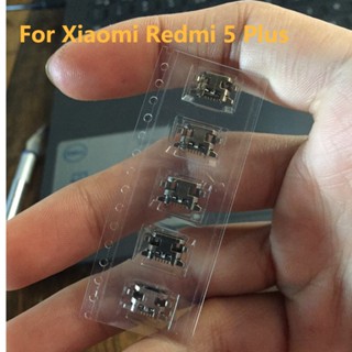 ซ็อกเก็ตพอร์ตชาร์จ Micro USB แบบเปลี่ยน สําหรับ Xiaomi Redmi 5 Plus 5-30 ชิ้น