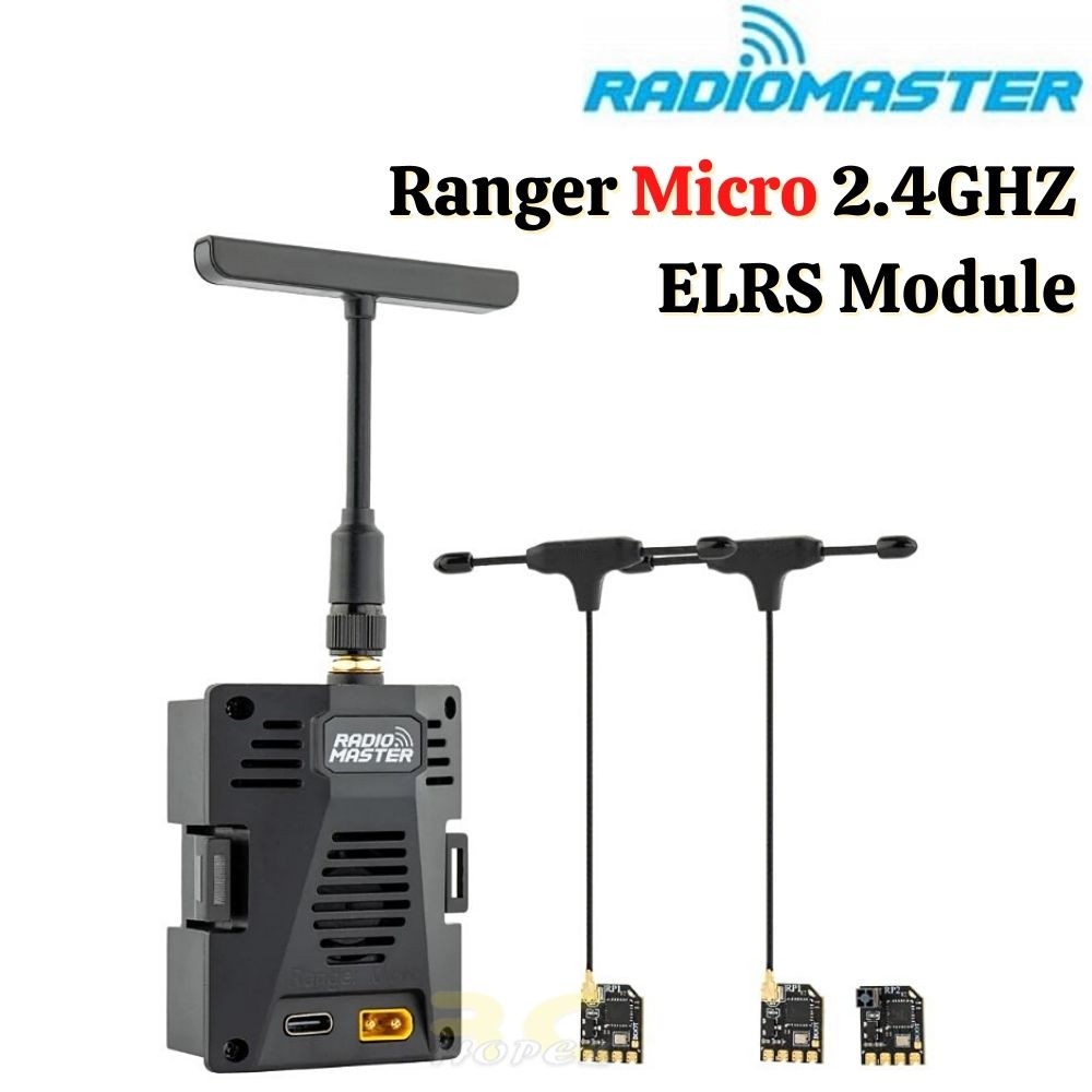 RadioMaster Ranger Micro 2.4GHZ ELRS โมดูลสําหรับ Radiomaster TX16S/ TX12 รีโมทคอนโทรล TX-Ranger Mic