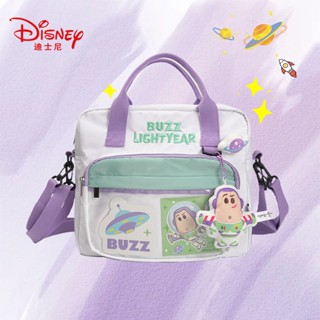 ✨พร้อมส่ง✨กระเป๋าเป้สะพายหลัง ขนาดใหญ่ จุของได้เยอะ ลาย Disney Strawberry Bear Buzz Lightyear ขนาด 47 ซม.