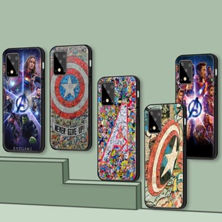 เคสโทรศัพท์มือถือนิ่ม ลายการ์ตูนฮีโร่ Marvel Avengers สําหรับ Samsung S10 Lite Plus S20 Fe S21 Ultra S117