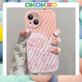 [OKOKSO] เคสโทรศัพท์มือถือนิ่ม กันกระแทก ลายการ์ตูนหมูซ้อน สําหรับ OPPO Reno9 Reno8 Reno7pro reno6 7z 8T 5 R17 A53 A9 2020 F11 A31 A3S A78 A77