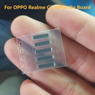 อุปกรณ์เชื่อมต่อหน้าจอ LCD FPC สําหรับ OPPO Realme C3 40Pin 5-20 ชิ้น