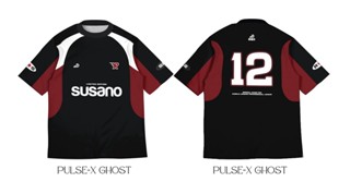 เสื้อกีฬาแขนสั้น ลายทีม Susano X Red Ghost jersey 3D