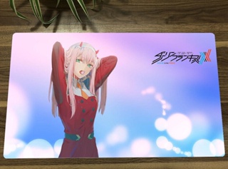 Yugioh Darling in the Franxx Zero Two TCG CCG เสื่อเทรดดิ้งการ์ดเกม และกระเป๋า