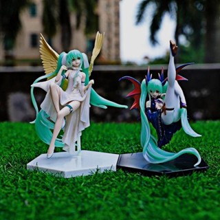 ฟิกเกอร์ Pvc รูปการ์ตูน Stunning Tenitol Miku Dark And Bright Hatsune ขนาด 20 ซม. สําหรับเก็บสะสม