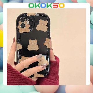 เคสมือถือ แบบนิ่ม ลายการ์ตูนหมี ขอบโค้ง กันกระแทก สําหรับ OPPO Reno9 Reno8 Reno7pro reno6 7z 8T 5 R17 A53 A9 2020 4Z 5G F11 A31 A3S A78 A77