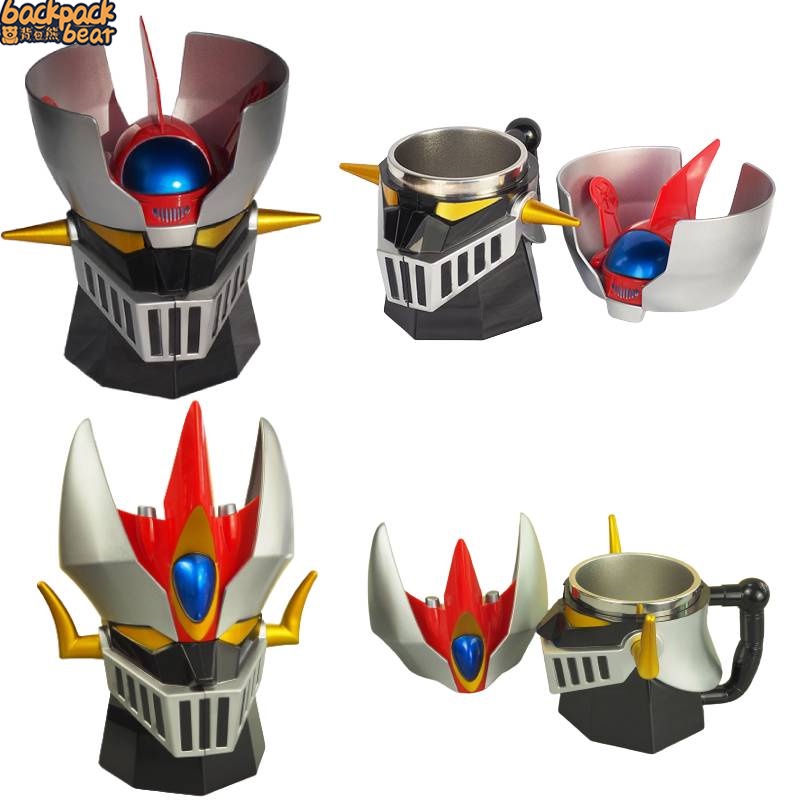 Backpack Bear โมเดลหุ่นยนต์หมี MAZINGER Z แก้วมักสเตนเลส 400 มล. สําหรับเป็นของขวัญวันเกิด