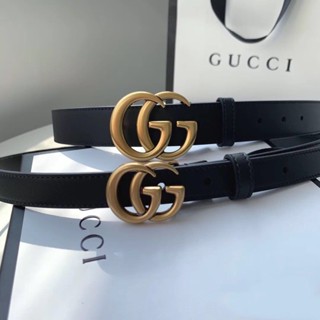 พร้อมส่ง ! Gucci เข็มขัดหนังวัวแท้ ทนทาน แฟชั่นใหม่ สําหรับทุกเพศ