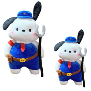 ตุ๊กตายัดนุ่น Pochacco ผ้ากํามะหยี่ขนนิ่ม รูปสัตว์น่ารัก สําหรับเด็ก เหมาะกับก่อนนอน และตกแต่ง