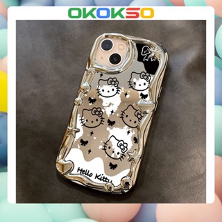 [OKOKSO] ใหม่ เคสโทรศัพท์มือถือนิ่ม กันกระแทก เต็มจอ ลายการ์ตูนเฮลโลคิตตี สําหรับ OPPO Reno9 Reno8 Reno7pro reno6 7z 8T 5 R17 A53 A9 2020 F11 A31 A3S A78 A77