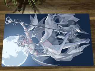 Yugioh Playmat Labrynth of the Silver Castle TCG CCG แผ่นรองเกมเทรดดิ้งการ์ด และกระเป๋า