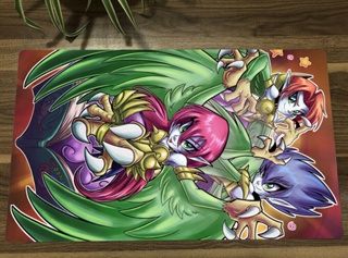 Yugioh Toon Harpie แผ่นรองเมาส์เล่นเกม CCG TCG สําหรับผู้หญิง