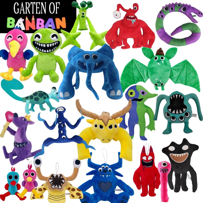 หมอนตุ๊กตานุ่ม รูปการ์ตูน Garten of Banban Joe Steve Pigster เหมาะกับของขวัญ ของเล่นสําหรับเด็ก